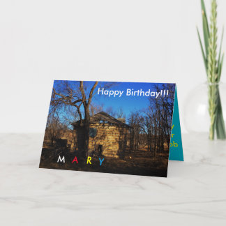 Kansas Country Farm House Geburtstag Karte