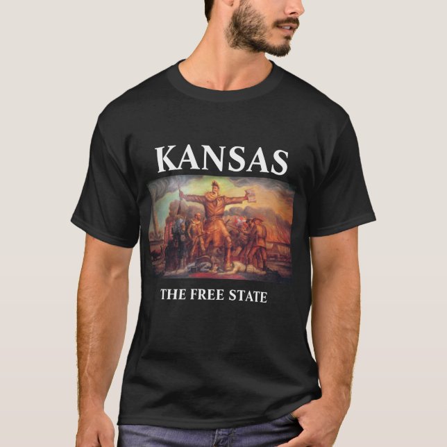 KANSAS - der freie Staat - Aufmachung der T-Shirt (Vorderseite)