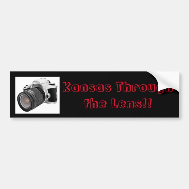 Kansas durch den Autoaufkleber Lens (Vorne)