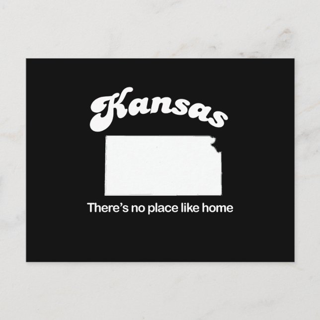 Kansas - Es gibt keinen Ort wie Zuhause T - Shirt Postkarte (Vorderseite)