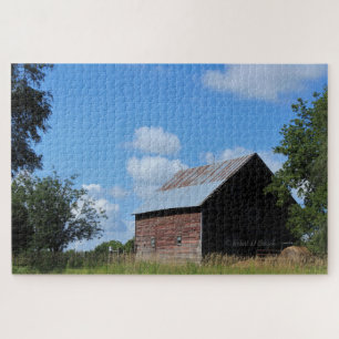 Kansas farbenfroher Stall mit Wolkenpuzzle