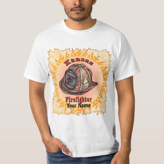 Kansas Firefighter T - Shirt (Vorderseite)