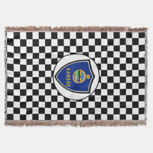 Kansas-Flagge Decke