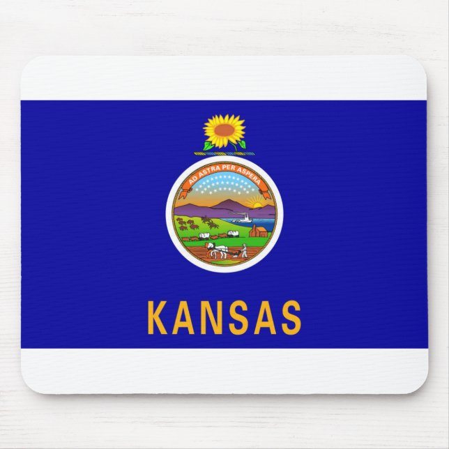 Kansas-Flagge Mousepad (Vorne)