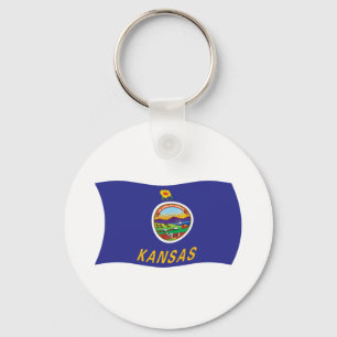 Kansas-Flagge-Schlüsselanhänger Schlüsselanhänger