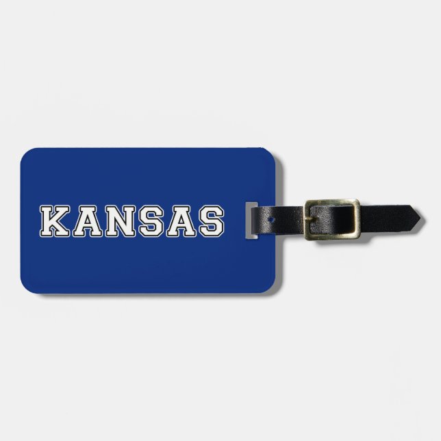 Kansas Gepäckanhänger (Vorderseite horizontal)