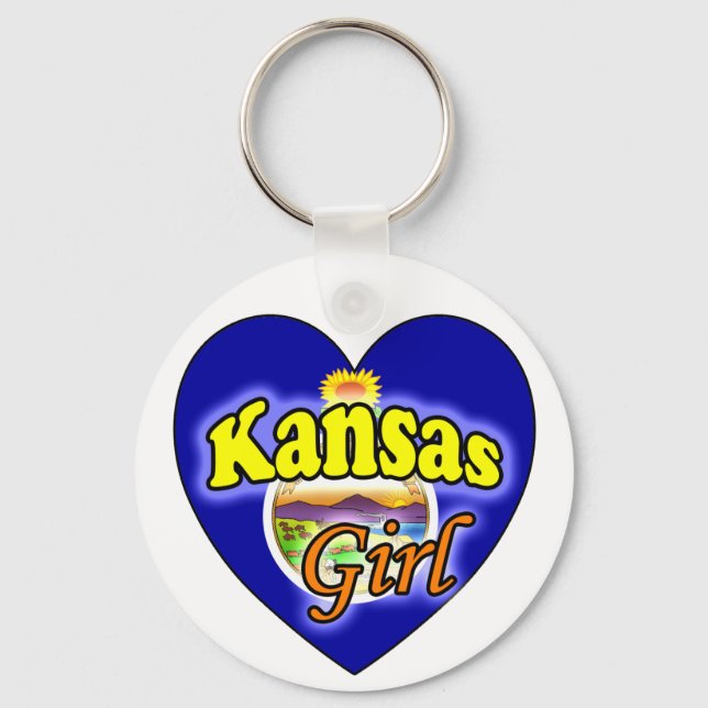 Kansas Girl Schlüsselanhänger (Vorderseite)