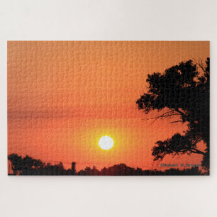 Kansas Golden Orange Sunset