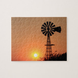 Kansas Golden Orange Sunset