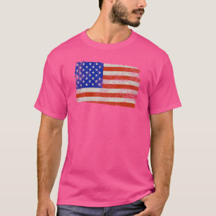 Kansas Heim Usa-Flagge T-Shirt