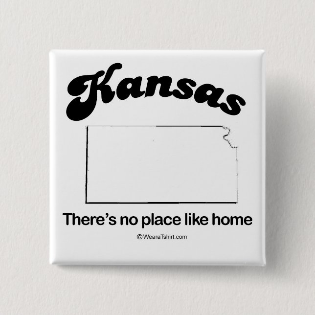 KANSAS - "KANSAS-STAATS-MOTTO" T - Shirts und Gang Button (Vorderseite)