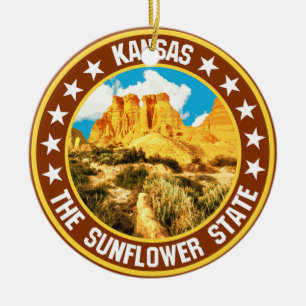 Kansas Keramik Ornament