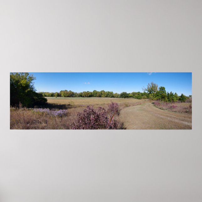 Kansas Landschaft Poster (Vorne)