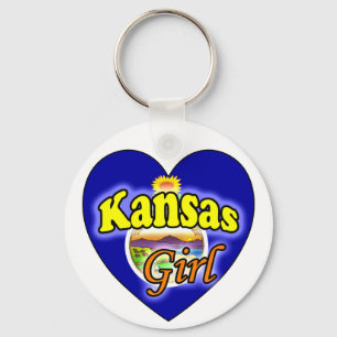 Kansas Mädchen Schlüsselanhänger