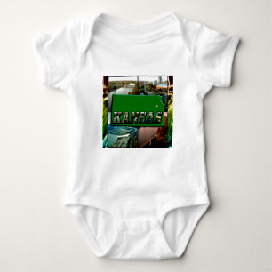 Kansas Map und Fotos Baby Strampler