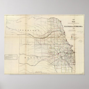 Kansas, Nebraska Poster