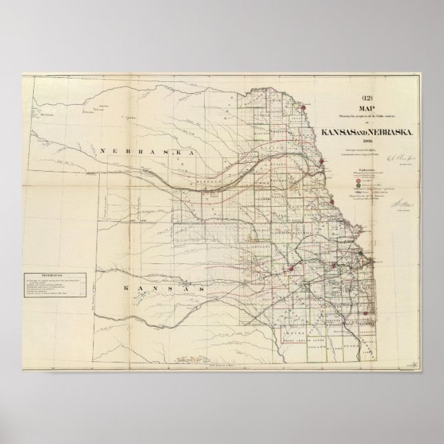 Kansas, Nebraska Poster (Vorne)