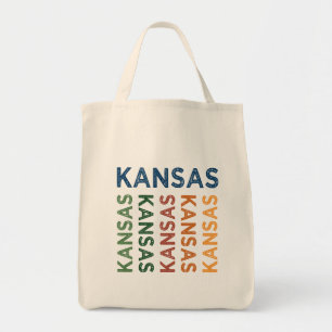 Kansas Niedlich bunt Tragetasche