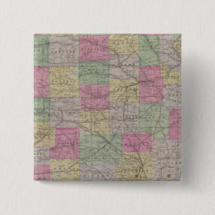 Kansas Offiziell Topographischer Staat Atlas Button