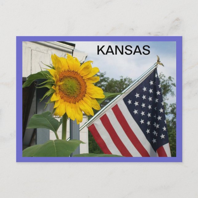 Kansas Postcard Postkarte (Vorderseite)