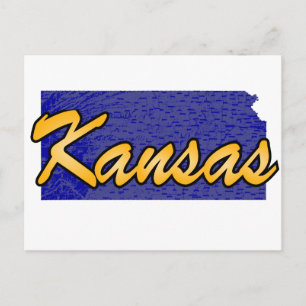 Kansas Postkarte