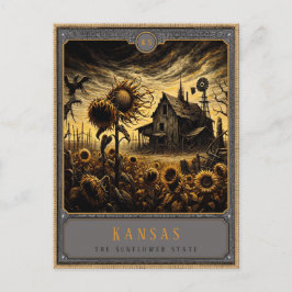 Kansas | Postkarte Gothic Art