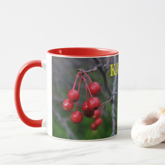 Kansas Red Berries Tasse (Mit Donut)