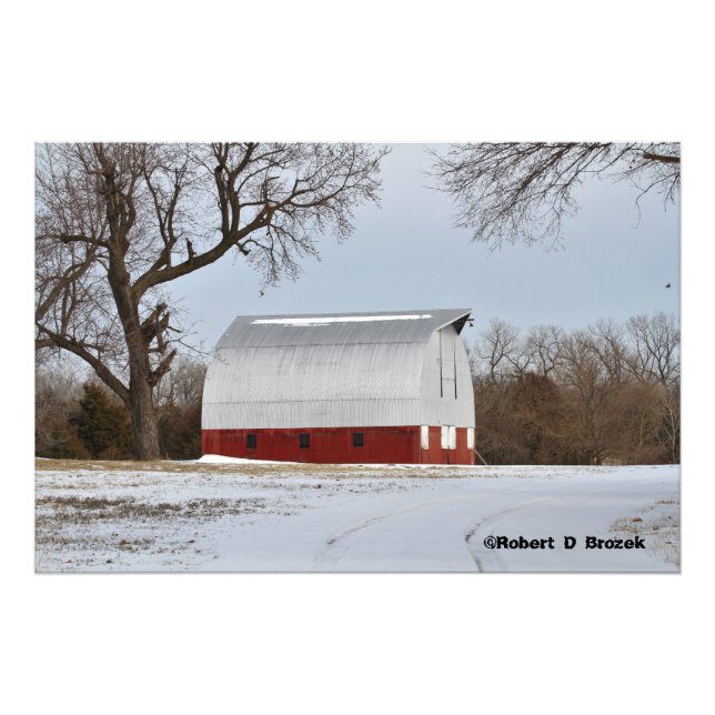 Kansas Red Country Barn Foto Erweiterung (Vorne)