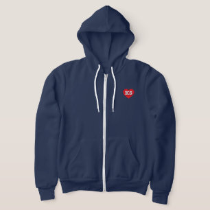 Kansas Red Heart - I Liebe KS Hoodie