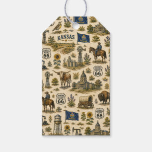 Kansas Route 66 Prairie-Geschenkpfad Geschenkanhänger