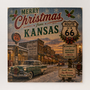 Kansas Route 66 Weihnachtserinnerungen