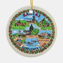Kansas-Schmuck Keramik Ornament