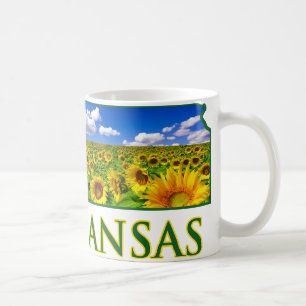 Kansas Sonnenblume Himmel Kaffeetasse