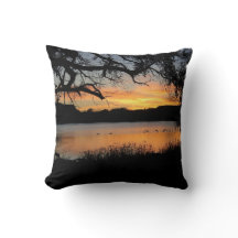 Kansas-Sonnenuntergang am See-Scott-Staats-Park