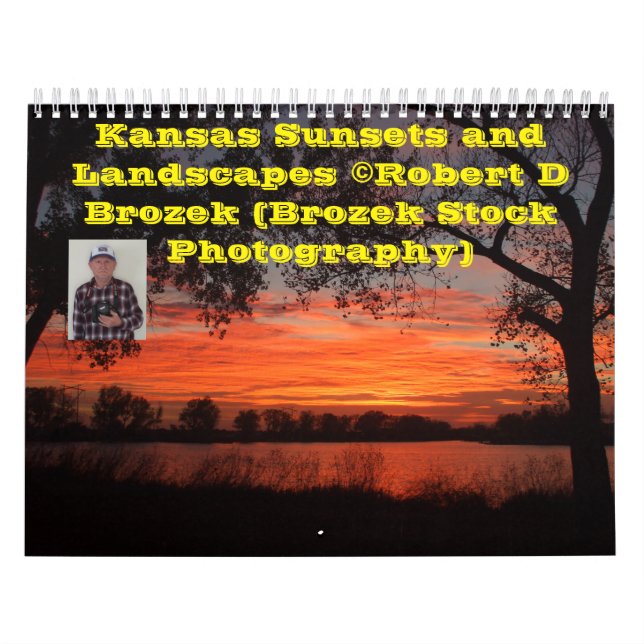 Kansas Sonnenuntergänge und Landschaftskalender. Kalender (Titelbild)