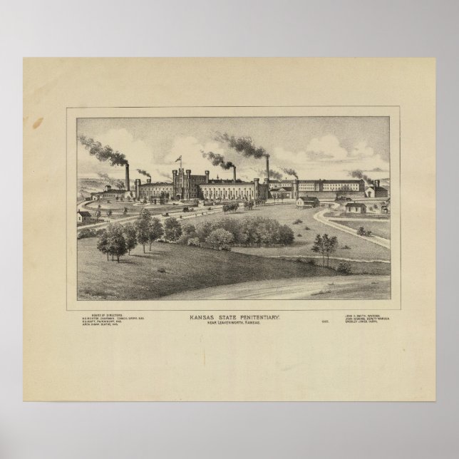 Kansas Staat Poster (Vorne)