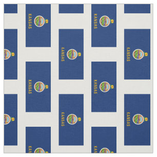 Kansas-Staats-Flagge Stoff