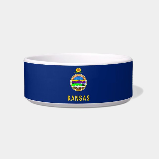 Kansas Staatsflagge-siegel Napf (Vorderseite)