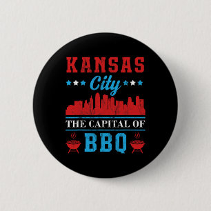 Kansas Stadt Die Hauptstadt der Grillen Button