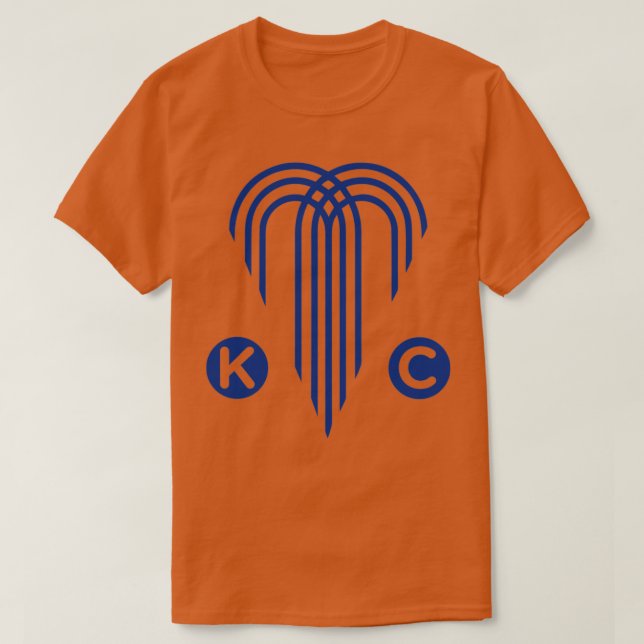 Kansas Stadt Die Stadt der Brunnen T-Shirt (Design vorne)