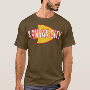 Kansas Stadt mit Arrowhad T-Shirt
