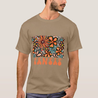 Kansas State Design Künstler entworfen Illustratio T-Shirt