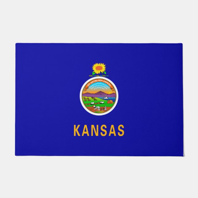 Kansas State Flag Fußmatte (Vorderseite)