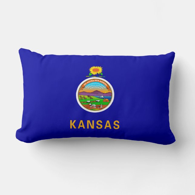 Kansas State Flag Lendenkissen (Vorderseite)