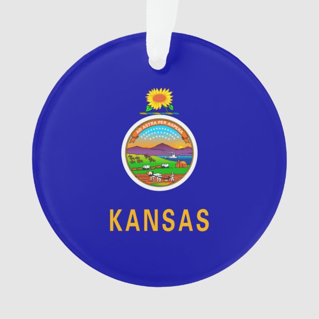 Kansas State Flag Ornament (Vorderseite)