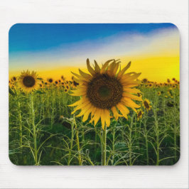 Kansas Sunflower Field Mousepad