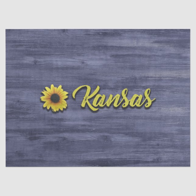 Kansas Sunflower Seidenpapier (Vorderseite)