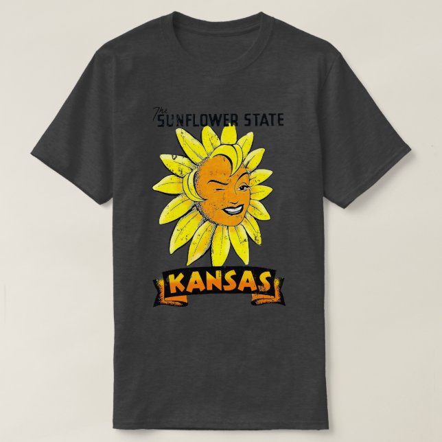 Kansas Sunflower T-Shirt (Design vorne)