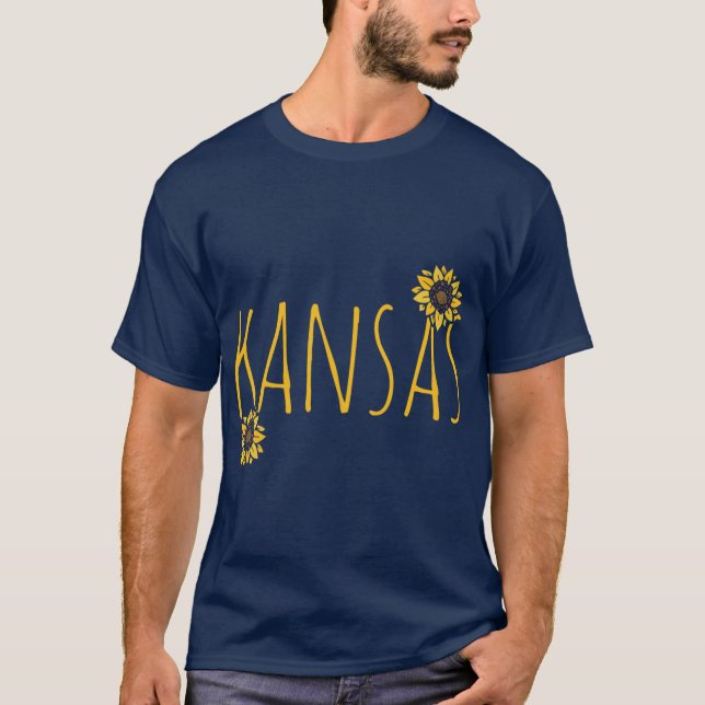 Kansas Sunflowers 1 T-Shirt (Vorderseite)