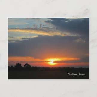 Kansas Sunrise Postkarte